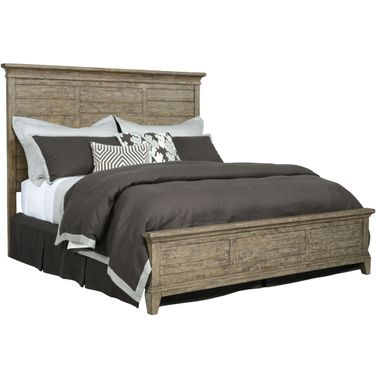 Plank Road Stone Jessup Cal. King Panel Bed