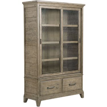 Plank Road Stone Darby Display Cabinet
