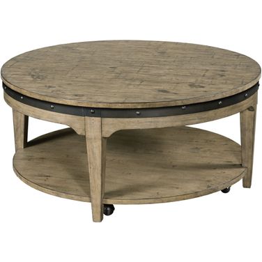 Plank Road Stone Artisans Round Cocktail Table