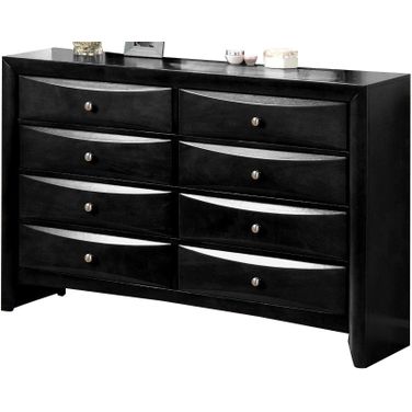 Crown Mark Furniture Emily Dresser in Black