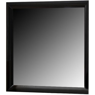 Crown Mark Furniture Emily Dresser Mirror in Black