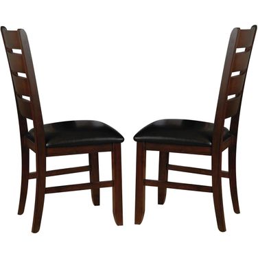 Crown Mark Bardstown Side Chair in Espresso (Set of 2)