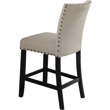 Nolan Linen Counter Height Chair Set of 2