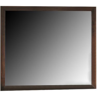 Crown Mark Furniture Evan Dresser Mirror in Warm Brown