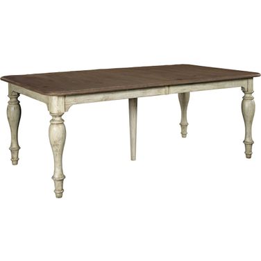 Weatherford Cornsilk Canterbury Extendable Rectangular Dining Table