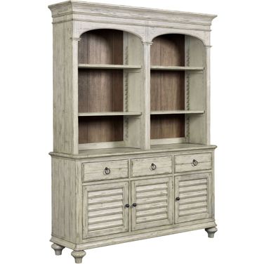 Weatherford Cornsilk Hastings Open Buffet with Hutch