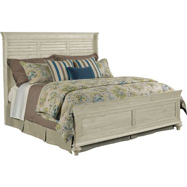 Weatherford Cornsilk King Shelter Bed