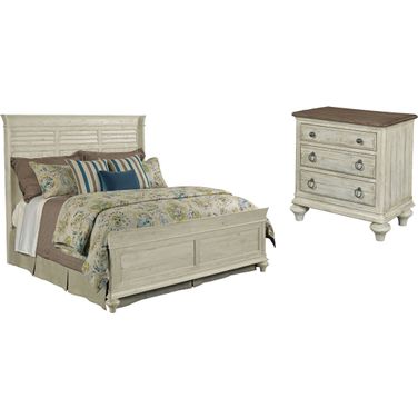 Weatherford Cornsilk Shelter Bedroom Set