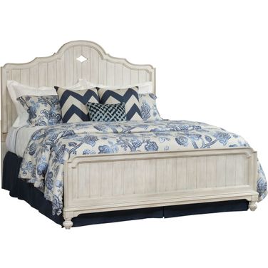 Litchfield Sun Washed Laurel King Panel Bed