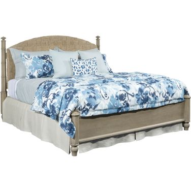 Litchfield Tinted Natural Currituck Cal. King Low Poster Bed