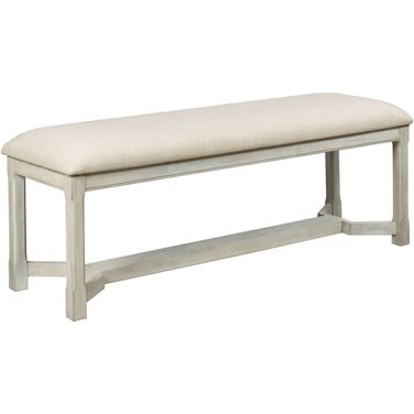 Litchfield Sunwashed Upholstered Bench