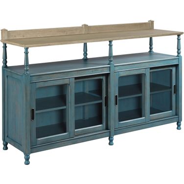 Litchfield Blue Denim Dorset Credenza