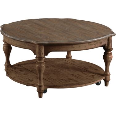 Weatherford Heather Bolton Round Cocktail Table