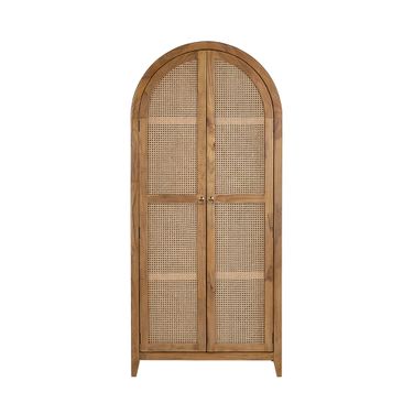 78.75 Inch 2-Door Tall Cabinet In Brown