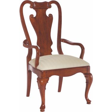 Cherry Grove Classic Antique Cherry Splat Back Arm Chair Set of 2