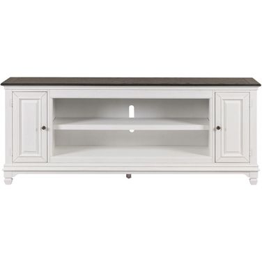 80 Inch Fireplace TV Console In Brown