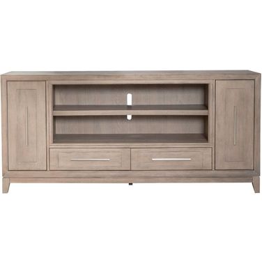 80 Inch Fireplace TV Console In Brown