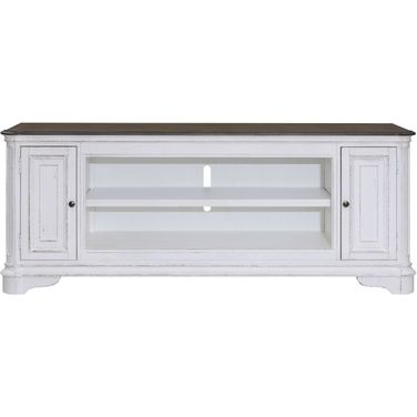 82 Inch Fireplace TV Console In Brown