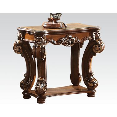 Acme Vendome Side Table in Cherry