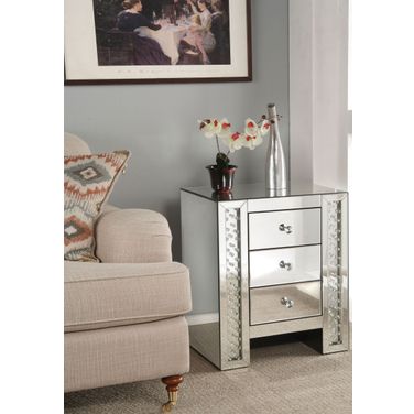 Nysa Mirrored End Table