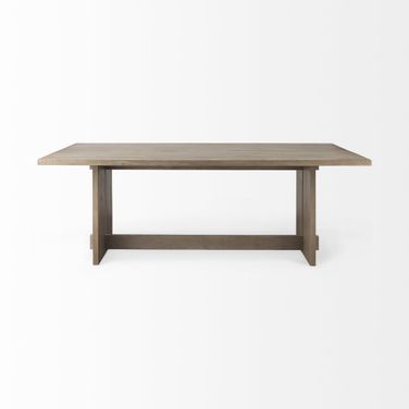 84 Inch Dining Table In Taupe