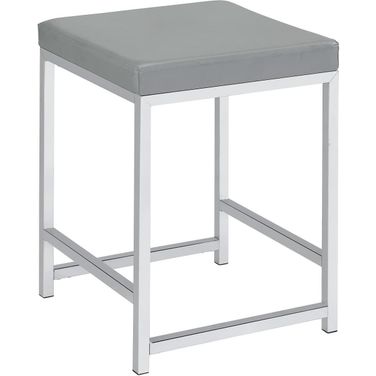 Umbridge Upholstered Square Padded Cushion Vanity Stool