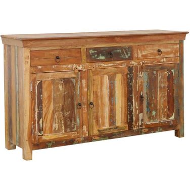 Harper 3-door Accent Cabinet Reclaimed Wood