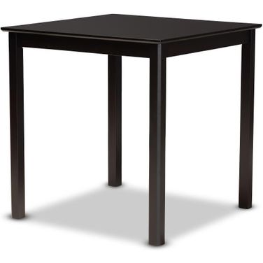 Baxton Studio Lanier Modern and Contemporary Gray Fabric Upholstered Espresso Brown Finished 5-Piece Wood Pub Set