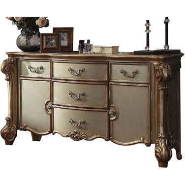 Acme Vendome Dresser in Gold Patina