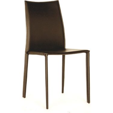 Baxton Studio Rockford Modern And Contemporary Taupe Bonded Leather Upholstered Dining Chair (Set Of 2)