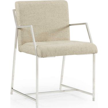 Bassett Mirror Polygon Dark Gray Dining Chair Set of 2