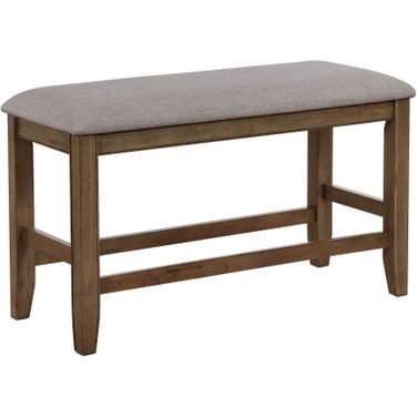 Crown Mark Manning Wheat Counter Height Bench