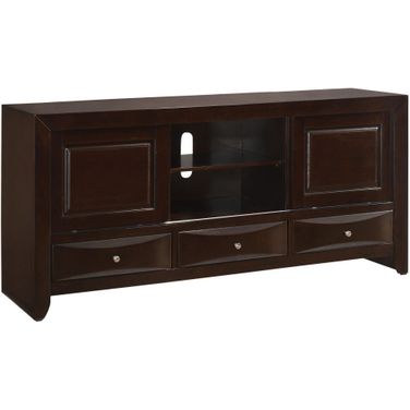 Crown Mark Emily Dark Cherry TV Stand