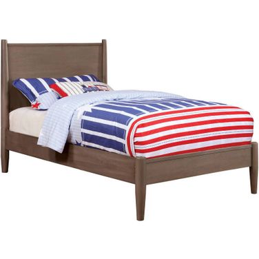 Furniture of America Lennart Gray Twin Bed