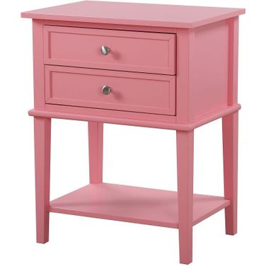 Glory Furniture Newton Nightstand, Pink