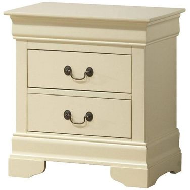 Glory Furniture Louis Phillipe Nightstand Beige