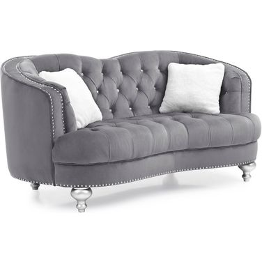 Jewel Loveseat (Gray)