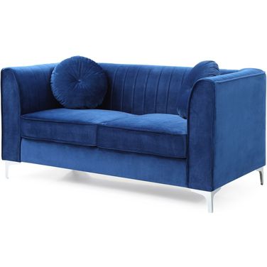 Delray Loveseat In Navy Blue
