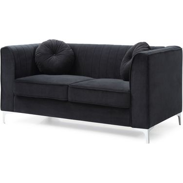 Delray Loveseat In Black