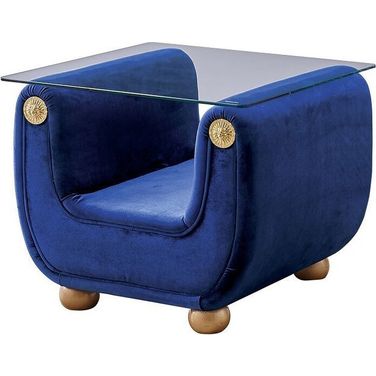 Giza End Table (Dark Blue)