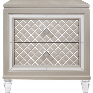 Global Furniture Champagne Paris Nightstand