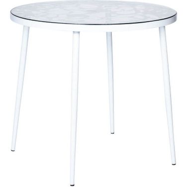 LeisureMod Devon White Tree Dining Table