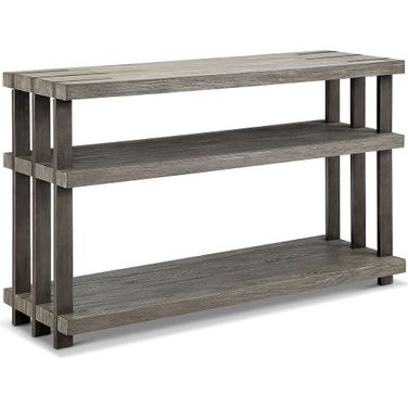 Eldridge Weathered Gravel Rectangular Sofa Table