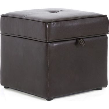 Sydney Brown Modern Storage Ottoman