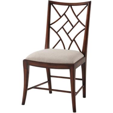 A Delicate Trellis Side Chair Set Of 2