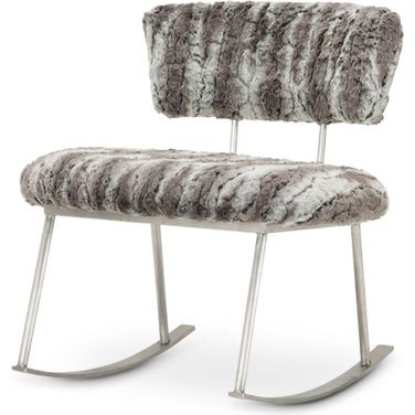 A La Carte Brushed Silver Rocker Chair KIA-BC834-MND-814