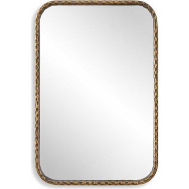 A Little Knotty Vanity Mirror In Bronze