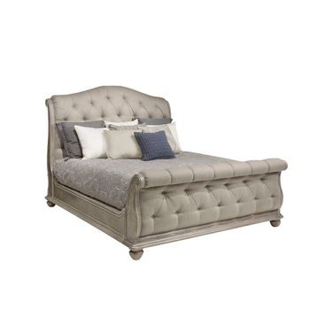 A.R.T. Furniture Summer Creek Shoals Queen Upholstered Tufted Sleigh Bed
