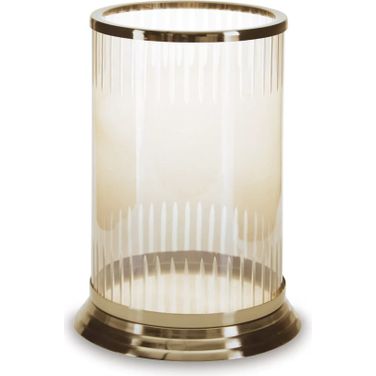 Aavinson Large Candle Holder In Amber