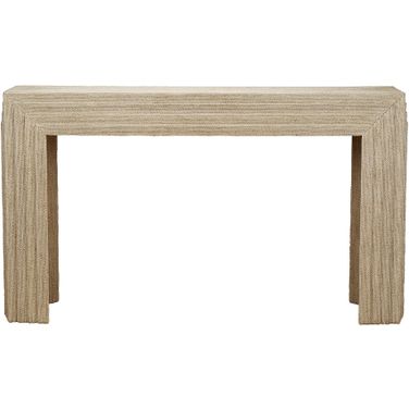 Abaca Console Table In Natural Abaca